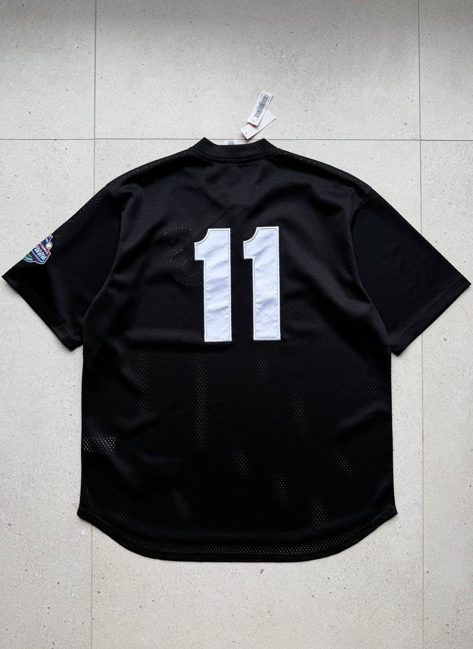 baseball jersey,футболки мужские,бейсбольная майка supreme x mitchell & ness downtown hell черная,футболки и майки