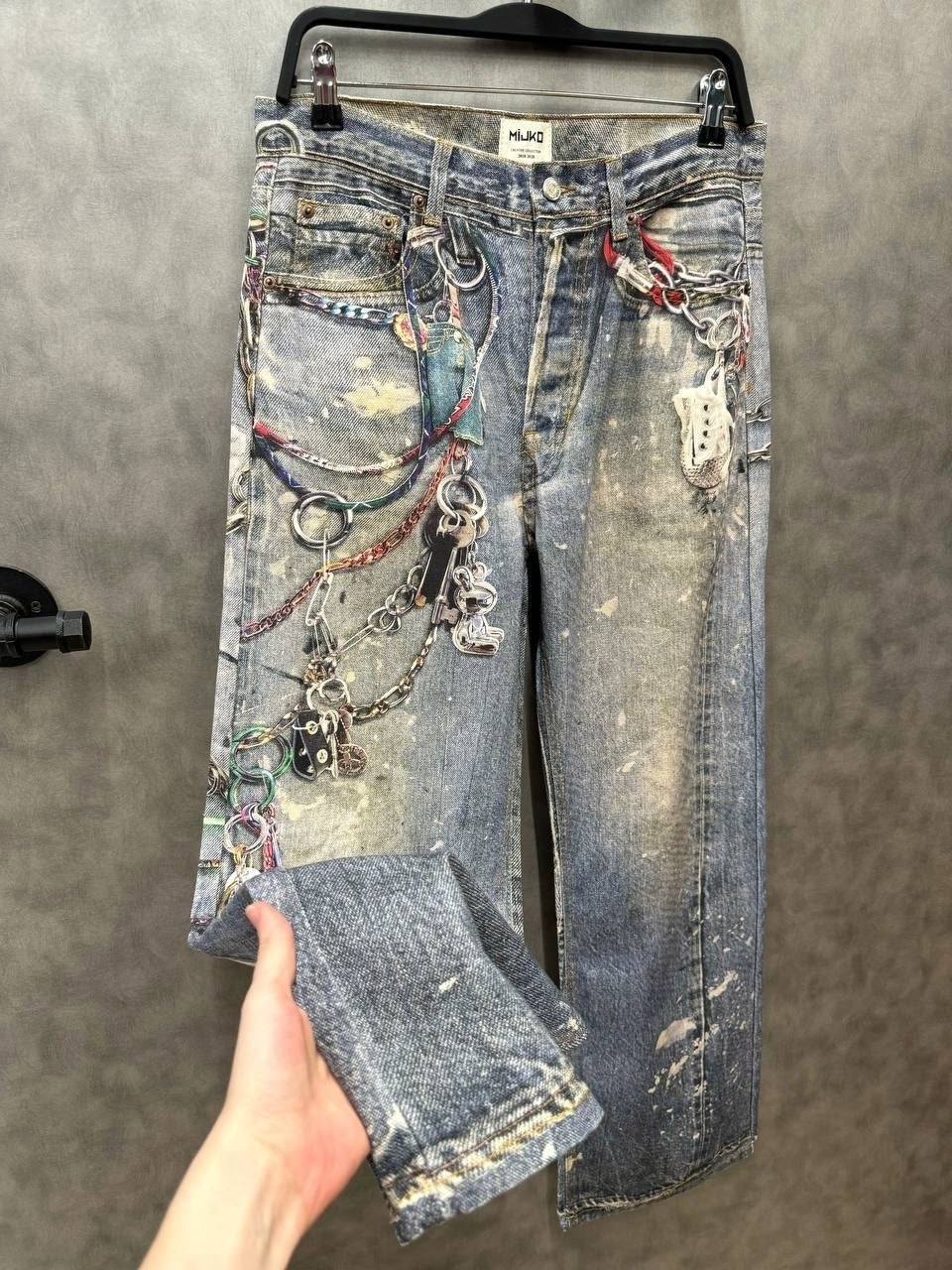 мешковатые джинсы,мужские джинсы,джинсы широкие,джинсы с принтом,джинсовые брюки
