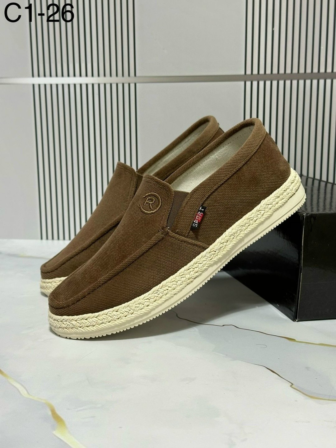 ,тканевые мокасины мужские,парусиновая , летняя мужская,эспадрильи мужские