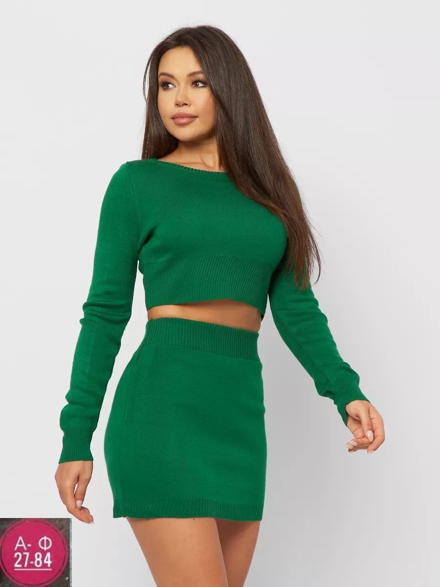 женский трикотажный костюм с юбкой,костюм с юбкой и топом,костюм с юбкой и топом трикотажный,трикотажные костюмы с юбкой,костюм женский с юбкой