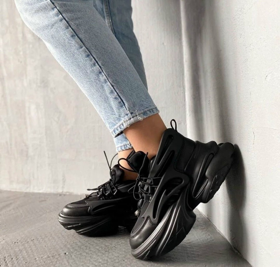 кроссовки женскиe,,кроссовки черные,массивные кроссовки,черные кроссовки женские
