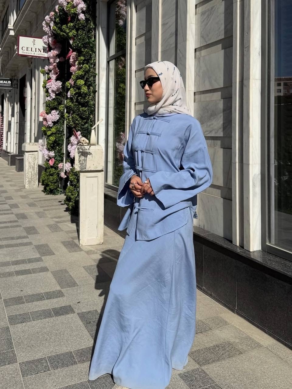 льняной костюм женский,костюм льняной,костюм с длинной юбкой,одежда мусульманская,костюм с длинными рукавами