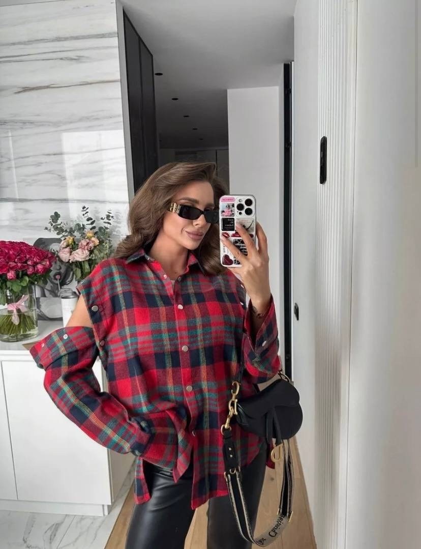 рубашка в клетку женская,рубашка в клетку,рубашка оверсайз в клетку женская,женская рубашка,рубашка в клетку теплая