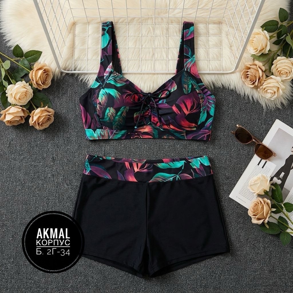 купальник раздельный женский,купальник женские,раздельные купальники,купальник с принтом,купальники модные