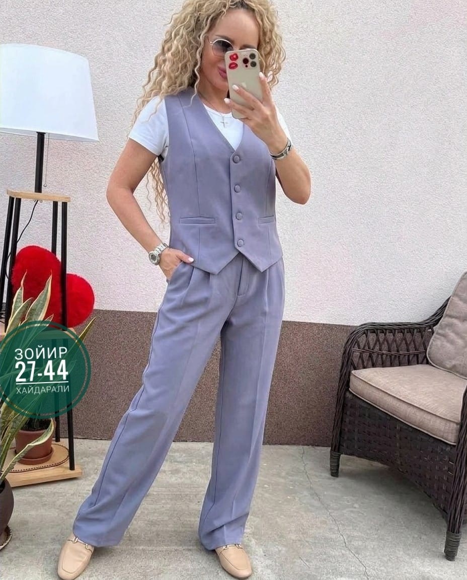 брючный костюм женский,костюм женский летний брючный,брючный костюм,женский брючный костюм с жилеткой,брючный костюм с жилетом