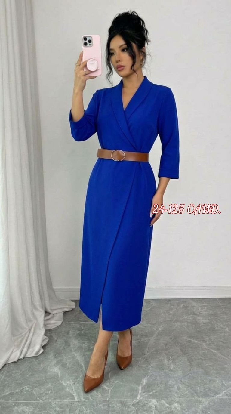 элегантное платье,платья,платье идеальное,синее платье с запахом,платье синее