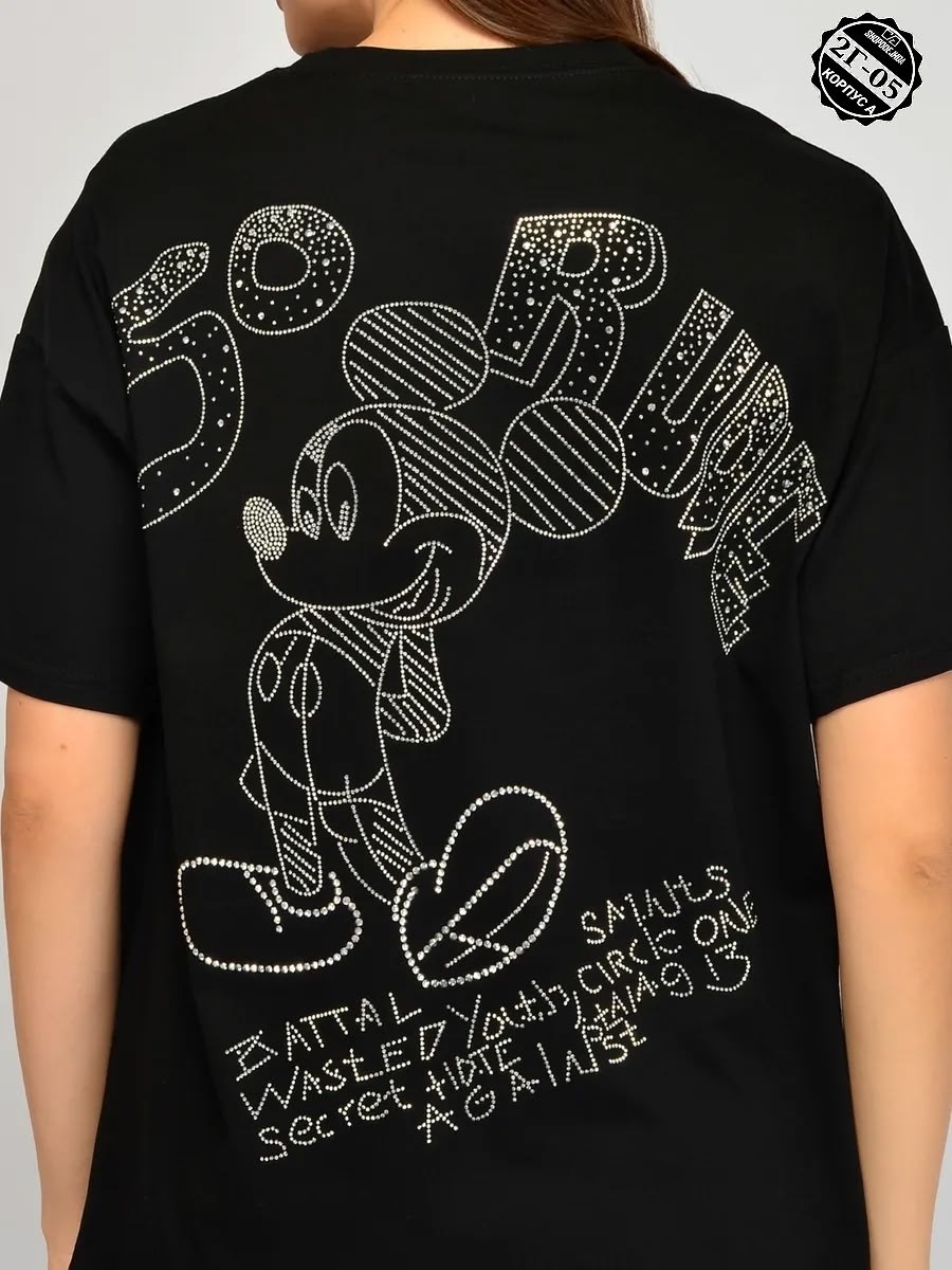 женская футболка,футболки для женщин,футболка свободная черная с текстовым принтом для женщин,футболка женская черная,женская футболка cracpot черный