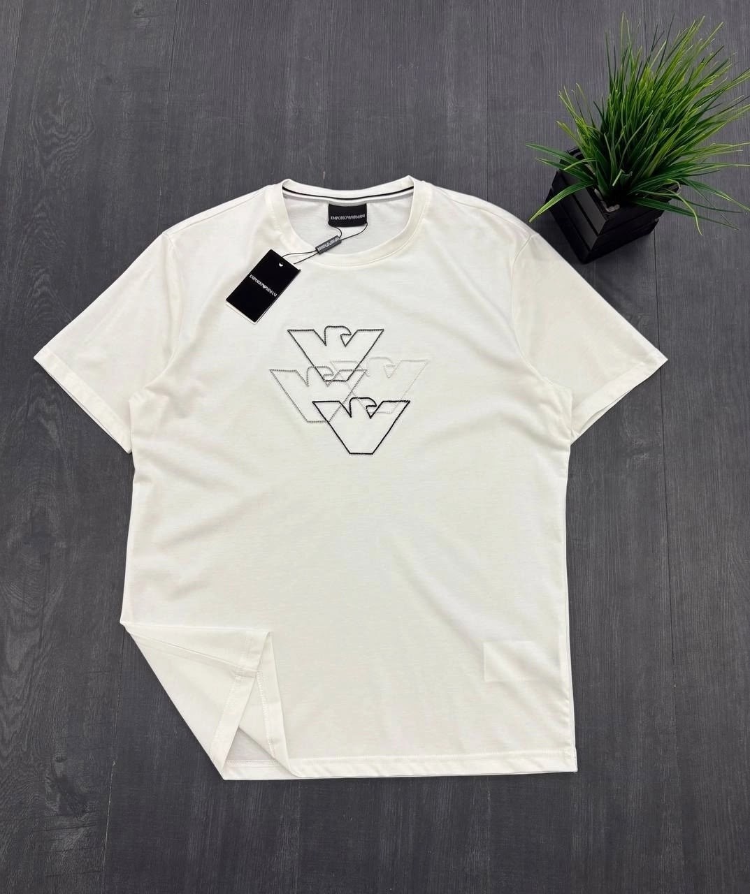 мужская футболка,футболки для мужчин,белая футболка emporio.armani ea7,белая футболка мужская,футболка