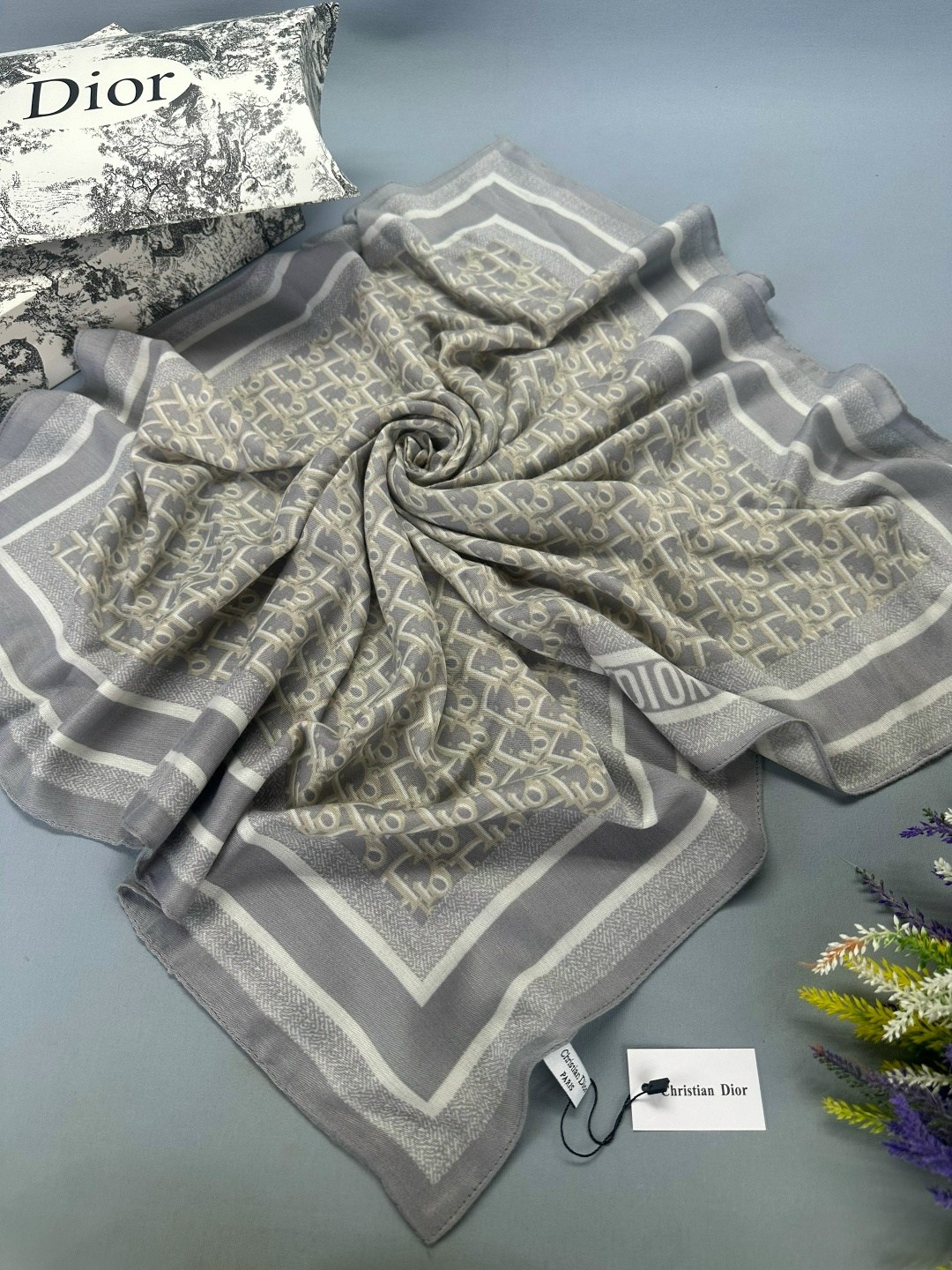 брендовый платок,платок диор,женские платки,dior платок,шарфы и платки