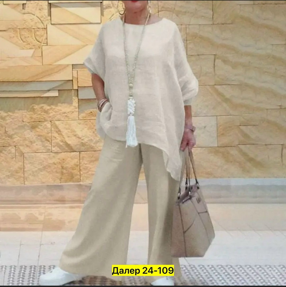 женский комплект свободных брюк из хлопка и льна,льняной костюм,брючный костюм из льна,летний модный женский комплект из хлопка и льна,брючный костюм жатка