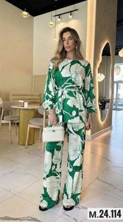 брючный костюм,костюм женский,костюм с брюками,костюм с принтом,летние костюмы