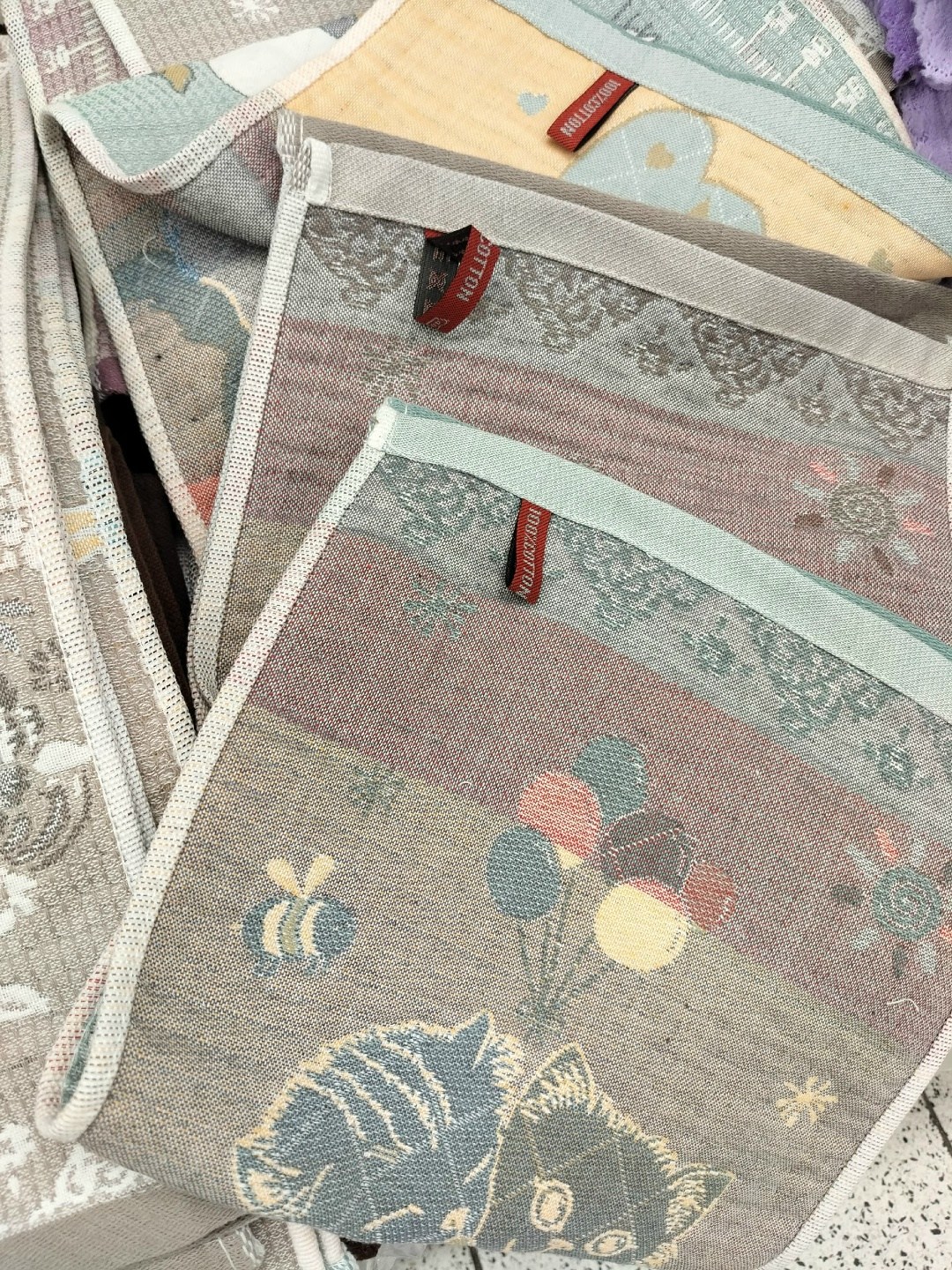 полотенце кухонное,полотенца,полотенце для кухни,полотенце "милые котята" тканное стеганое 25*50 см хлопок 100%,полотенце хлопковое