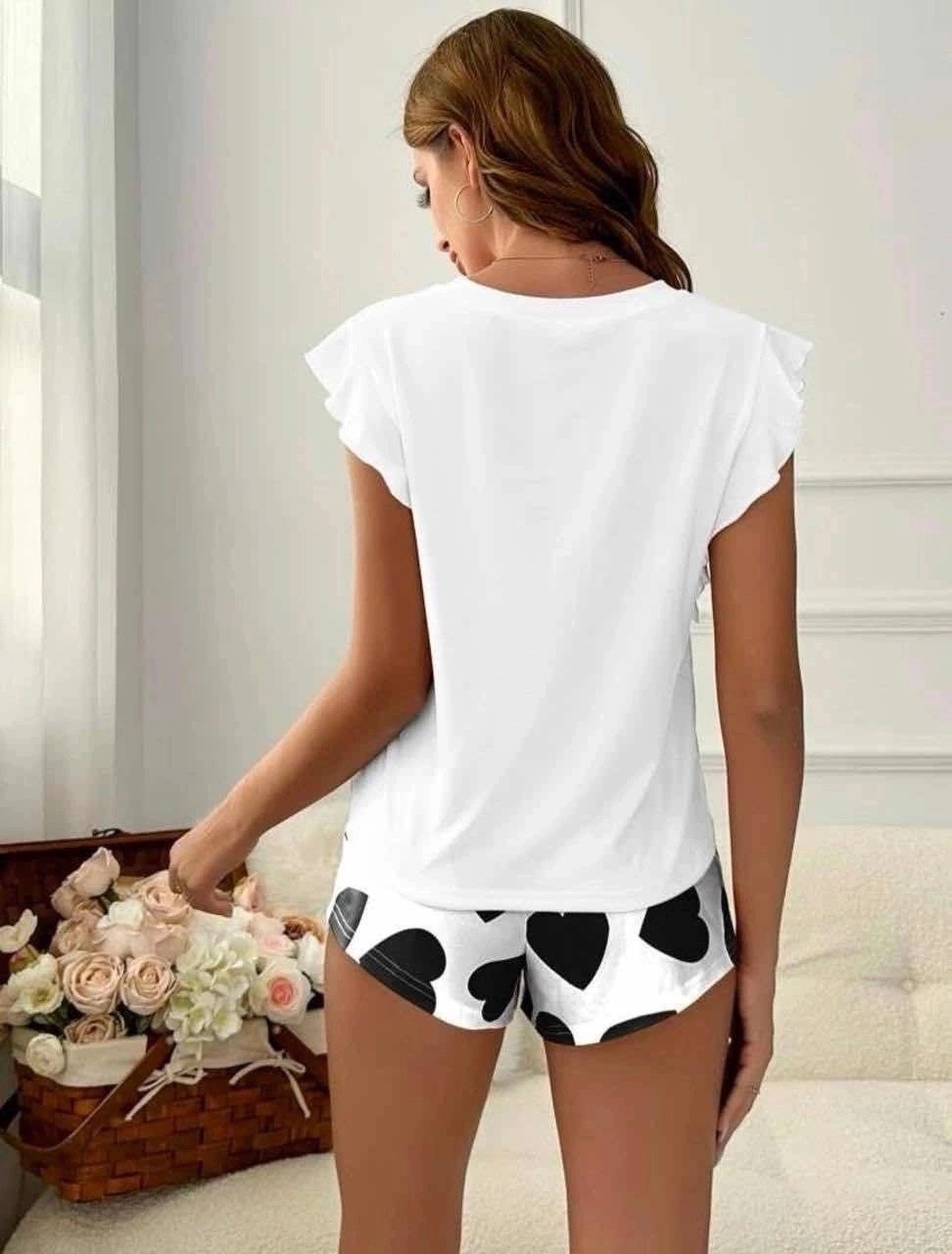 пижама женская с шортам,ткань для пижамы,пижама женская,женские пижамные комплекты,пижама комплект