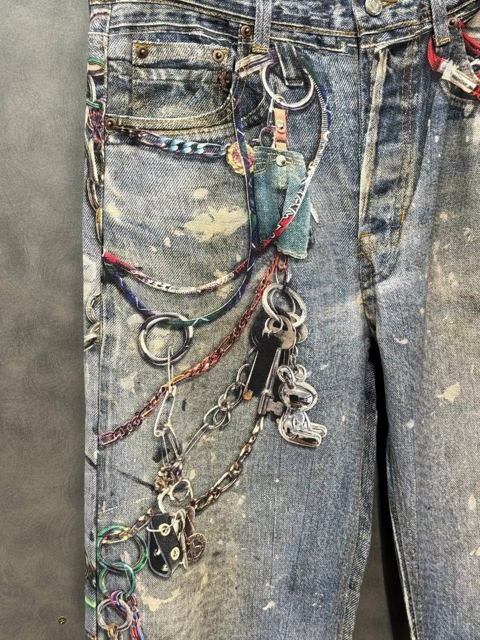 мешковатые джинсы,мужские джинсы,джинсы широкие,джинсы с принтом,джинсовые брюки