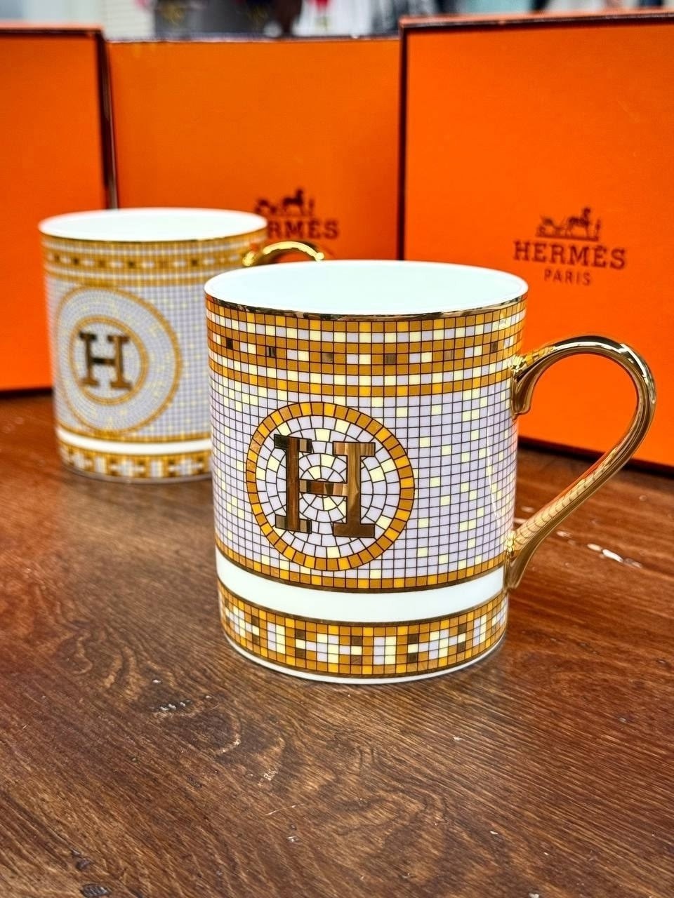 посуда hermes,чайный набор в стиле hermes,кружка hermes,чайный сервиз hermes,hermes чашка кофейная