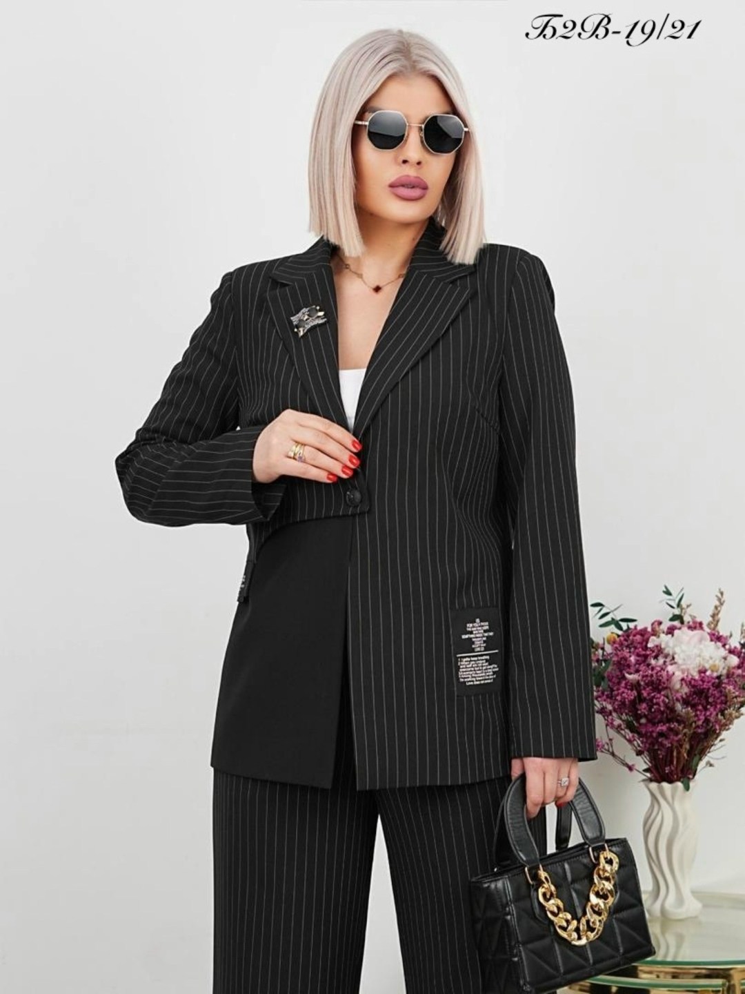 брючный костюм,женский брючный костюм,женский брючный костюм двойка,брючный костюм mislana 1249 полоска_горчица,костюм женский