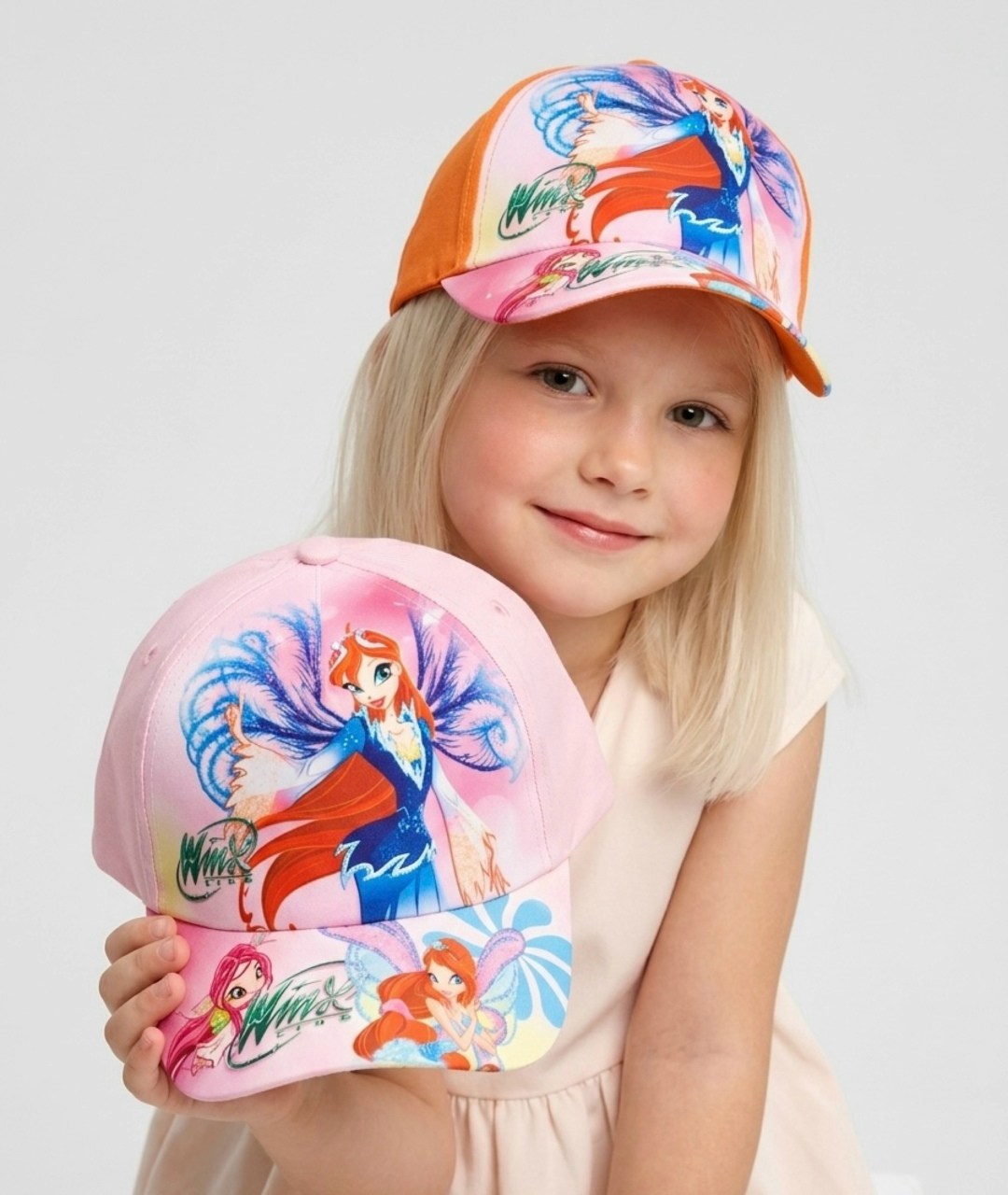 кепка для девочек,бейсболка winx,кепка винкс,кепка детская для девочки,бейсболка для девочек
