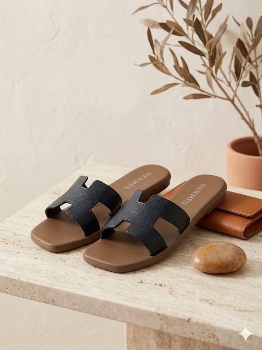 ,шлепки hermes oran,кожаные шлепанцы,шлепанцы hermes,hermes oran sandals