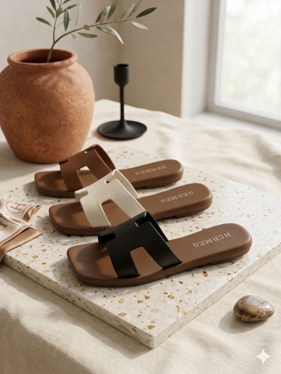 ,шлепки hermes oran,кожаные шлепанцы,шлепанцы hermes,hermes oran sandals