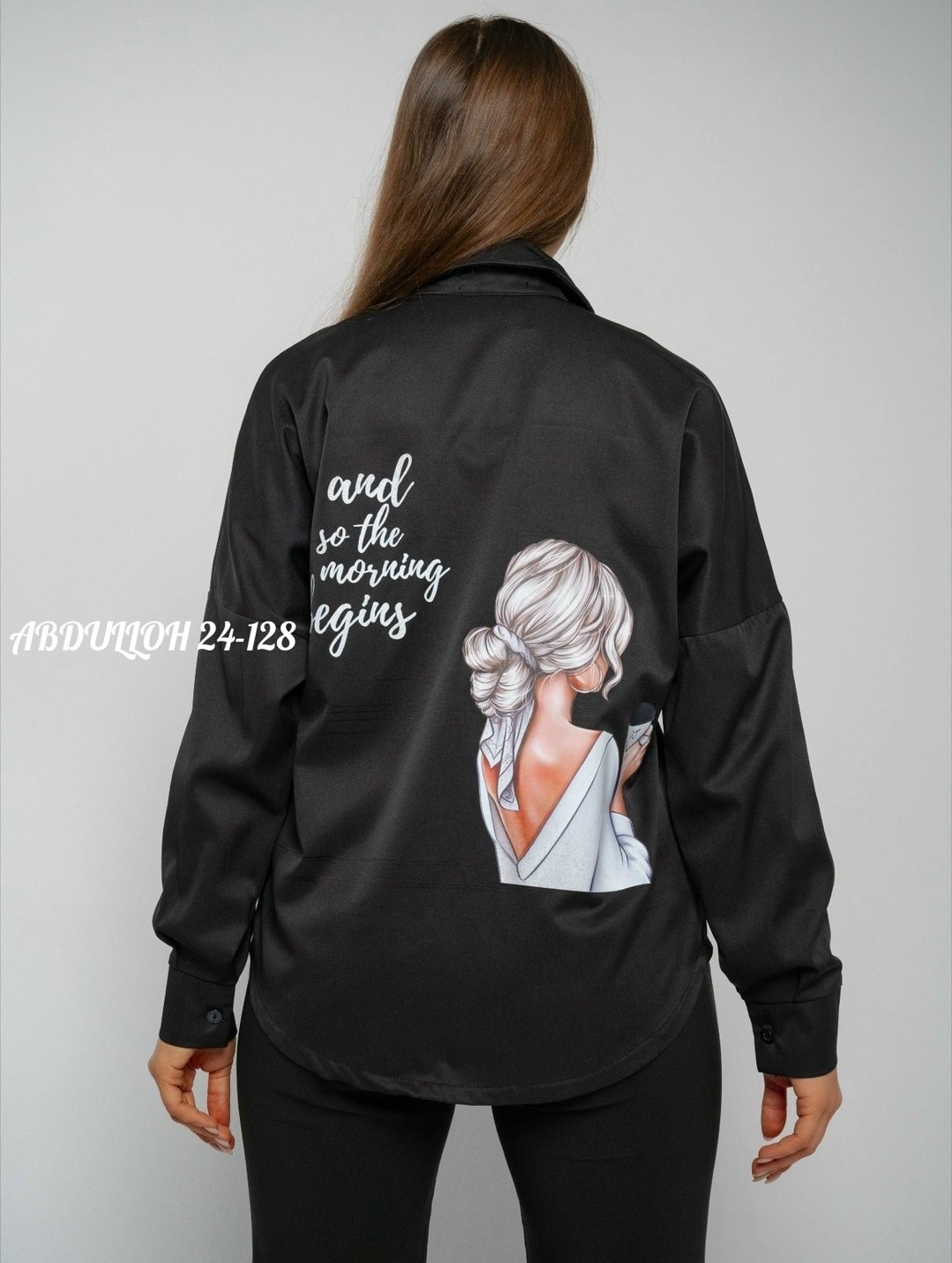 женская рубашка,рубашка атласная,шелковая рубашка женская,рубашка женская черная,атласная рубашка женская