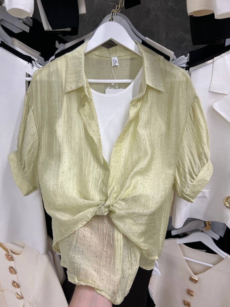 рубашка женская,рубашка пастельно желтого цвета,рубашка желтая,повседневная рубашка,женская блуза