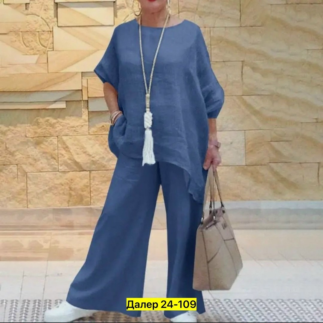 женский комплект свободных брюк из хлопка и льна,льняной костюм,брючный костюм из льна,летний модный женский комплект из хлопка и льна,брючный костюм жатка