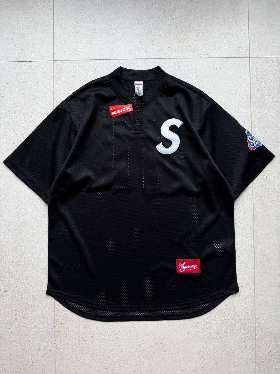 baseball jersey,футболки мужские,бейсбольная майка supreme x mitchell & ness downtown hell черная,футболки и майки
