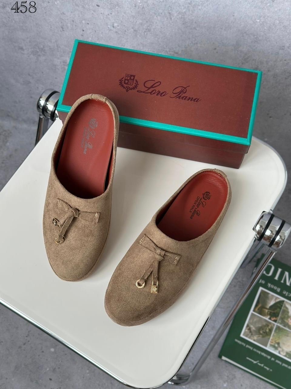 ,мюли loro piana,замшевые мюли,мюли лоро пиано женские,лоферы loro piana