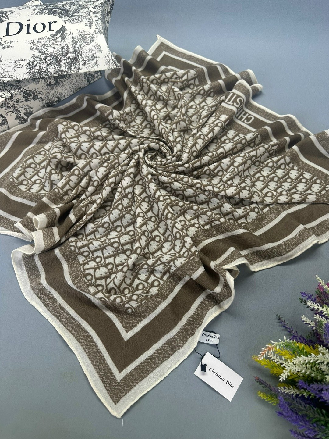 брендовый платок,платок диор,женские платки,dior платок,шарфы и платки