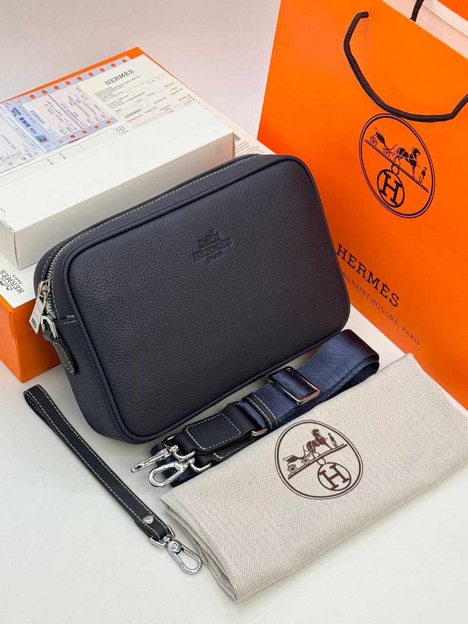 мужская сумка через плечо hermes,мужская сумка hermes,hermes сумка,сумка hermes через плечо,сумка мужская кросс боди hermes синяя