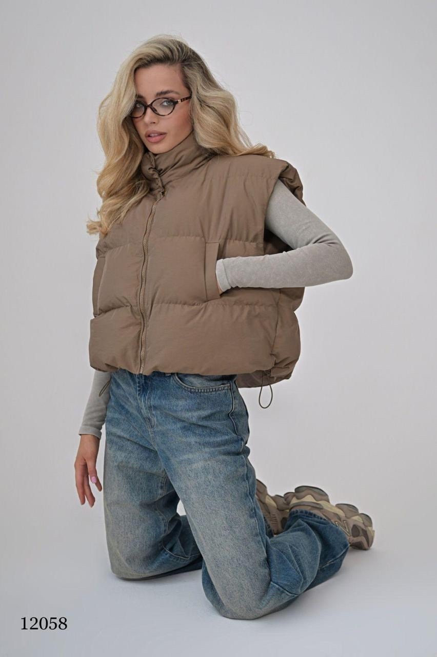 жилетка женская,жилет женский,жилетка укороченная,жилетка,стильная жилетка