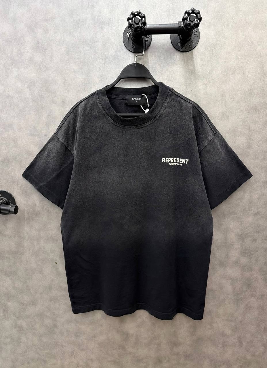 футболка represent owners club,футболка represent,футболки мужские повседневные,футболка с принтом owners club represent черный,мужская футболка