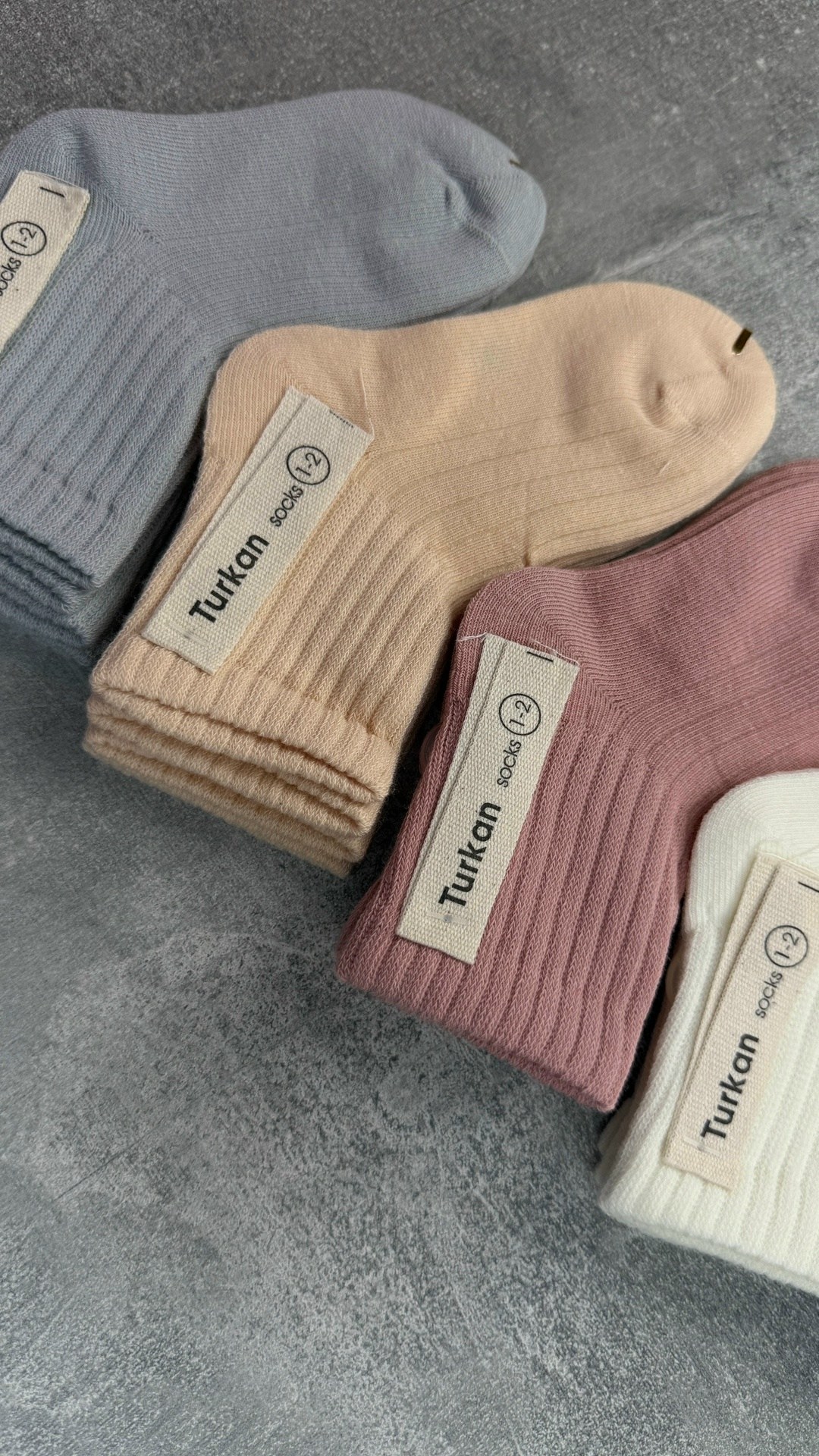 набор носков 5 пар в рубчик детские однотонные malelon,хлопковые носки,детские носки хлопковые,носки детские для девочек,детские носки в рубчик набор 5 пар lulila