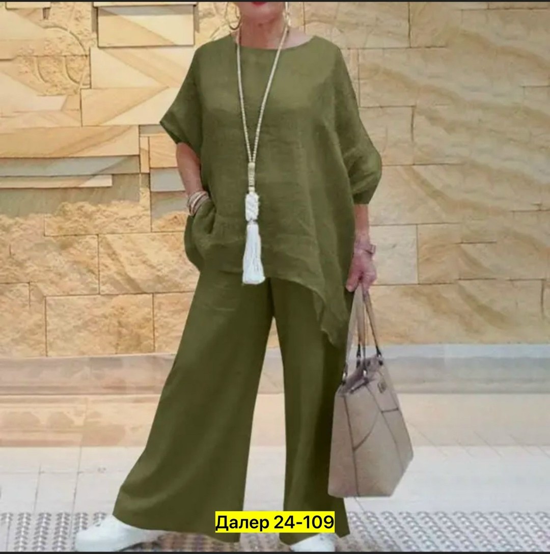 женский комплект свободных брюк из хлопка и льна,льняной костюм,брючный костюм из льна,летний модный женский комплект из хлопка и льна,брючный костюм жатка