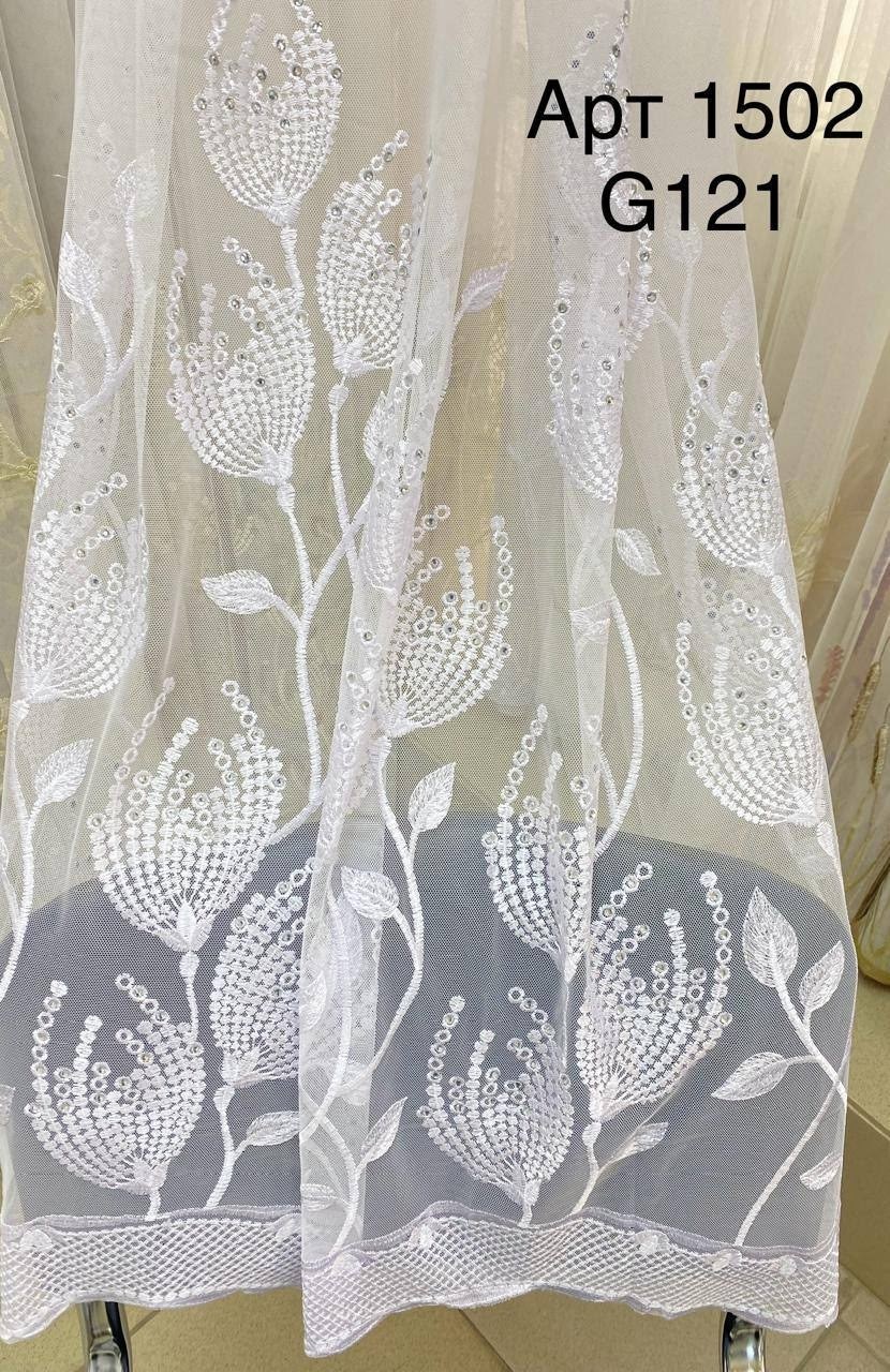 тюль-сетка с вышивкой,тюль сетка вышивка "праздник" высота 300 см,тюль с вышивкой,красивая тюль,тюль премиум "грек сетка" с вышивкой античное золото