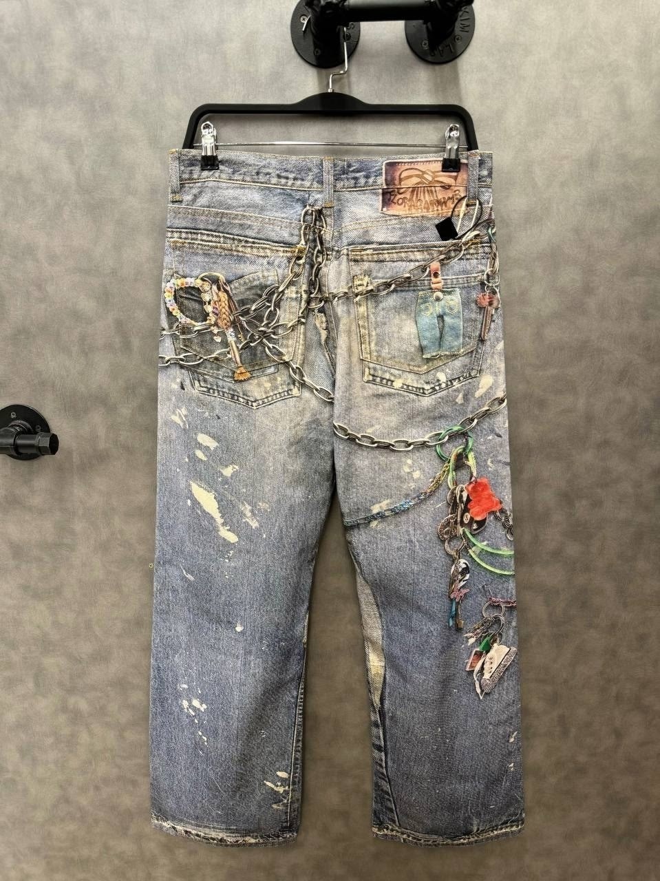 мешковатые джинсы,мужские джинсы,джинсы широкие,джинсы с принтом,джинсовые брюки
