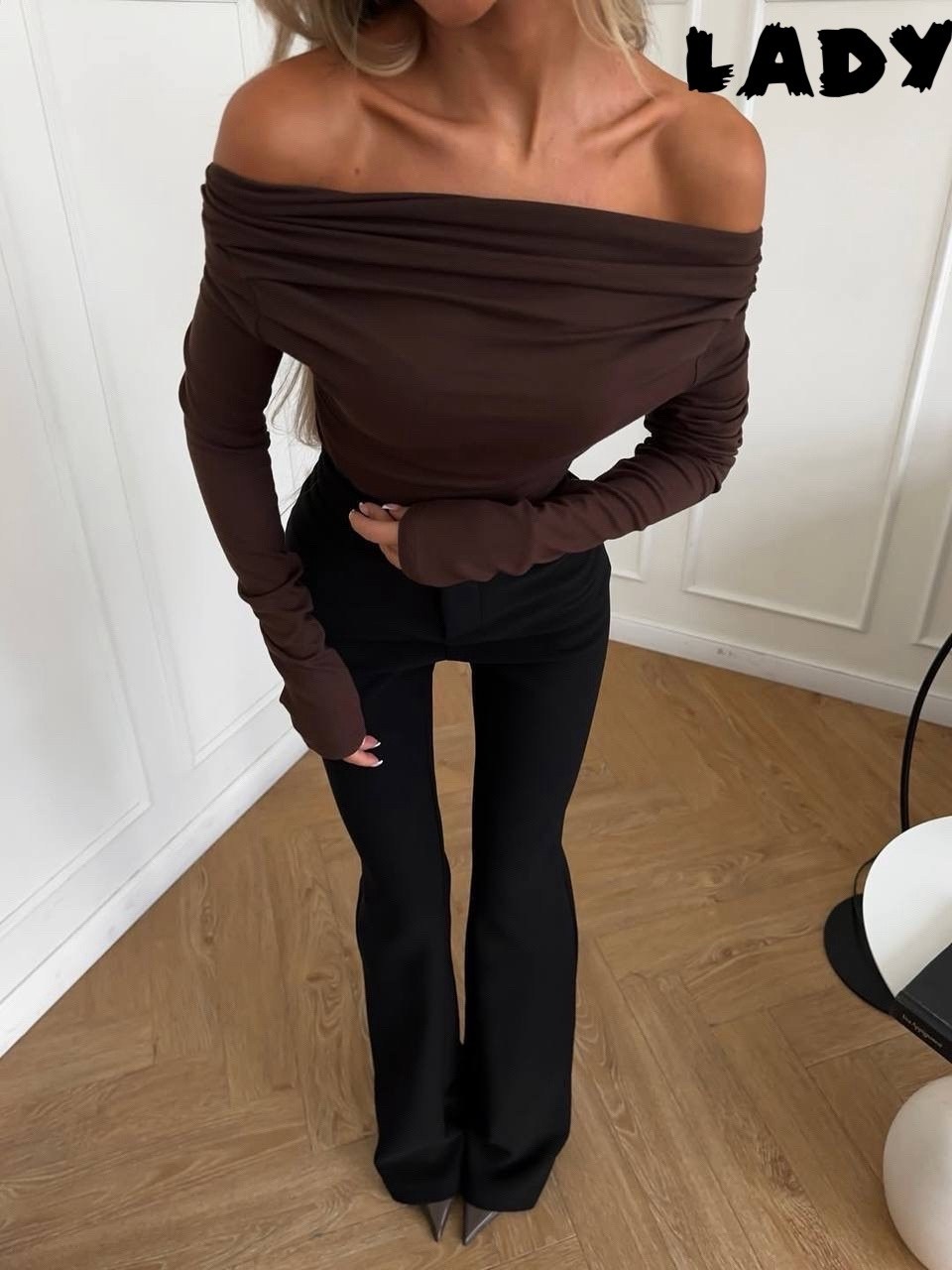 брюки клеш женские с высокой посадкой laouare,брюки клеш классические с высокой посадкой grinkovskaya brand,брюки клеш,женские брюки с высокой талией,брюки женские