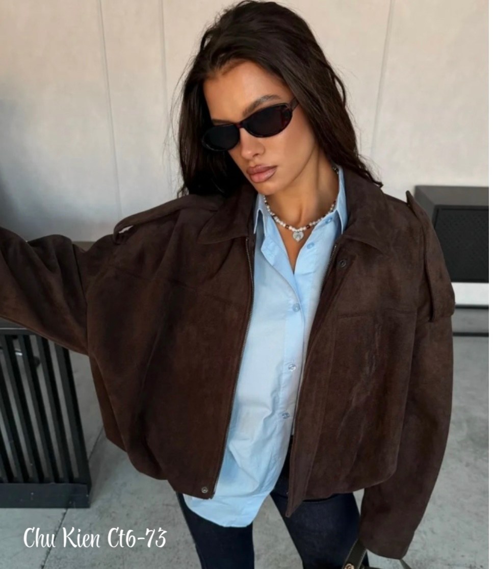 женская куртка бомбер из эко замши коричневого цвета,замшевая куртка,куртка beainmmry размер m коричневый,куртка бомбер замшевая оверсайз lofus,женская замшевая куртка