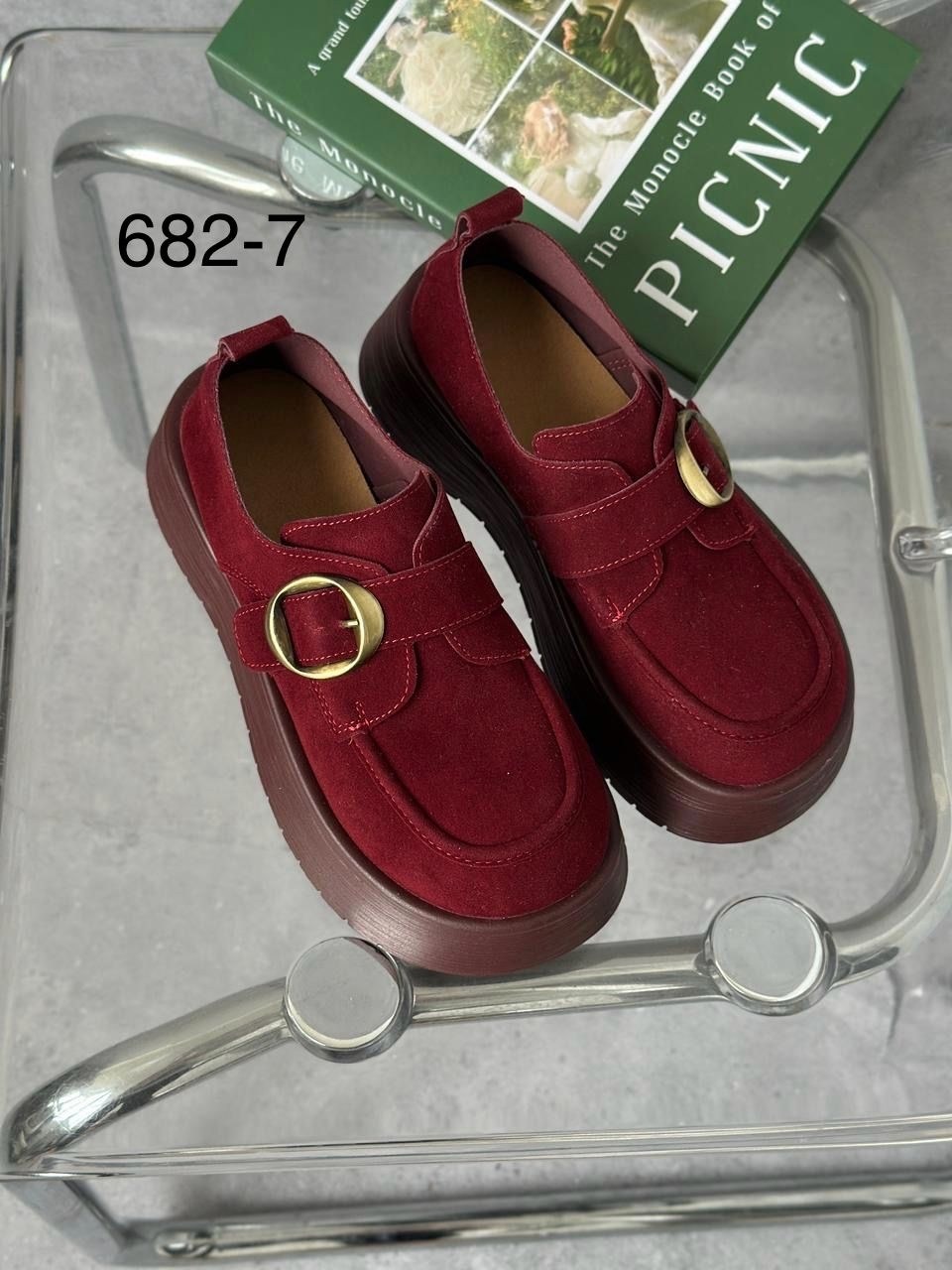 ,замшевые женские туфли-лоферы на платформе, повседневные,женская ,модная женская