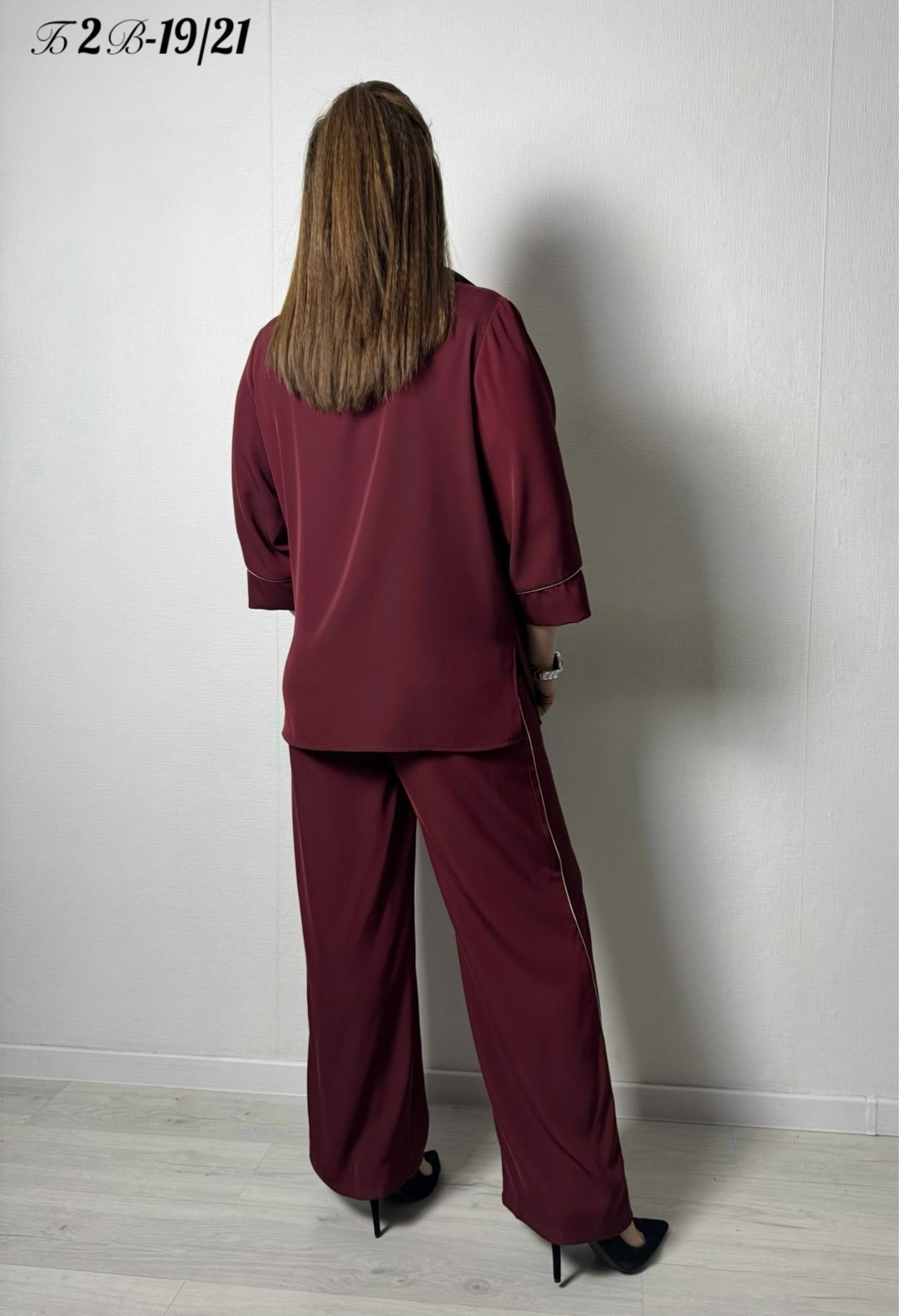 брючный костюм andina 928 черный,брючный костюм,брючный костюм черный,брючный комплект,брючный костюм женский