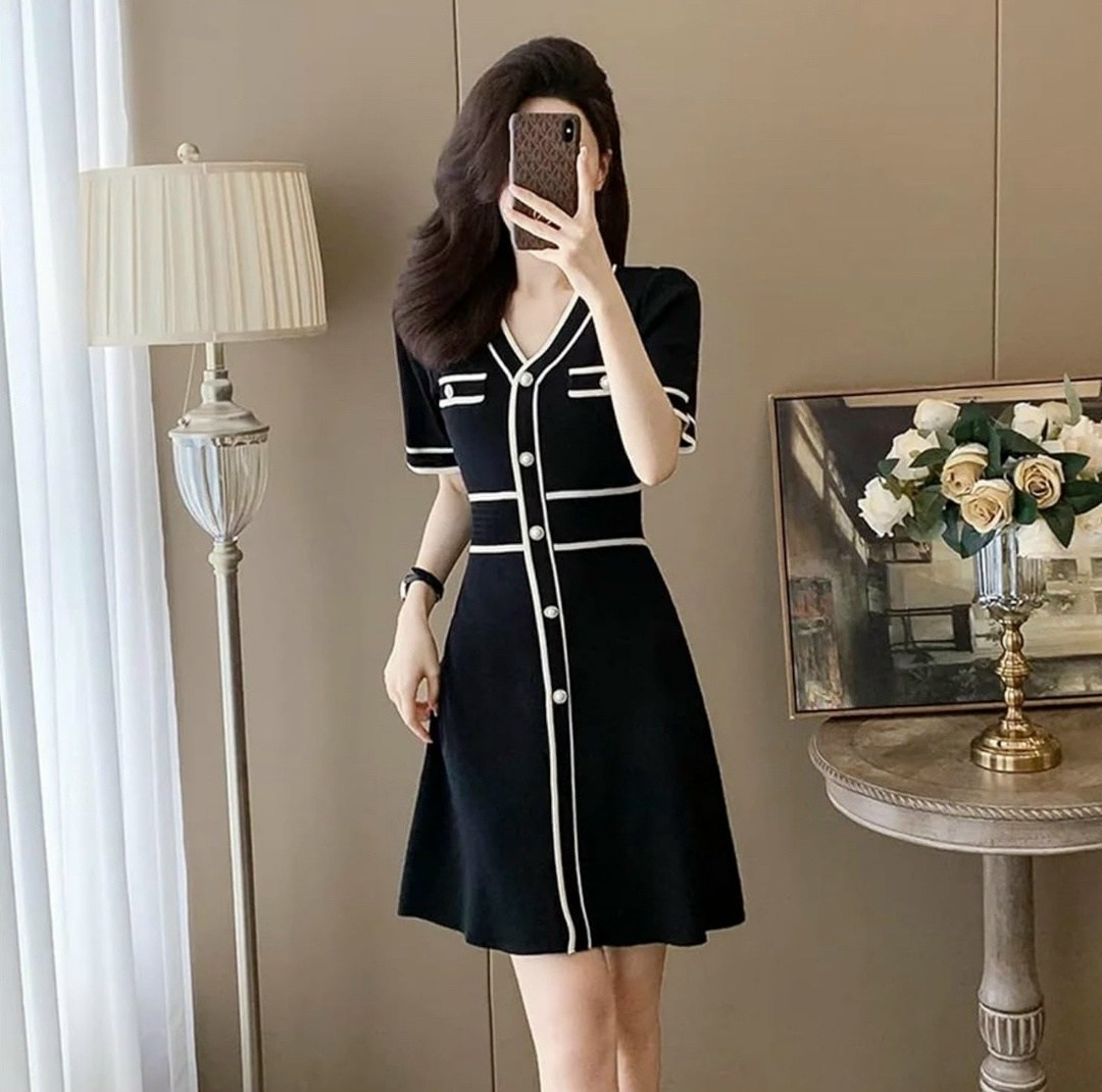 платье с короткими рукавами,элегантное модное,платье женское черное,женское трикотажное платье с короткими рукавами,платья