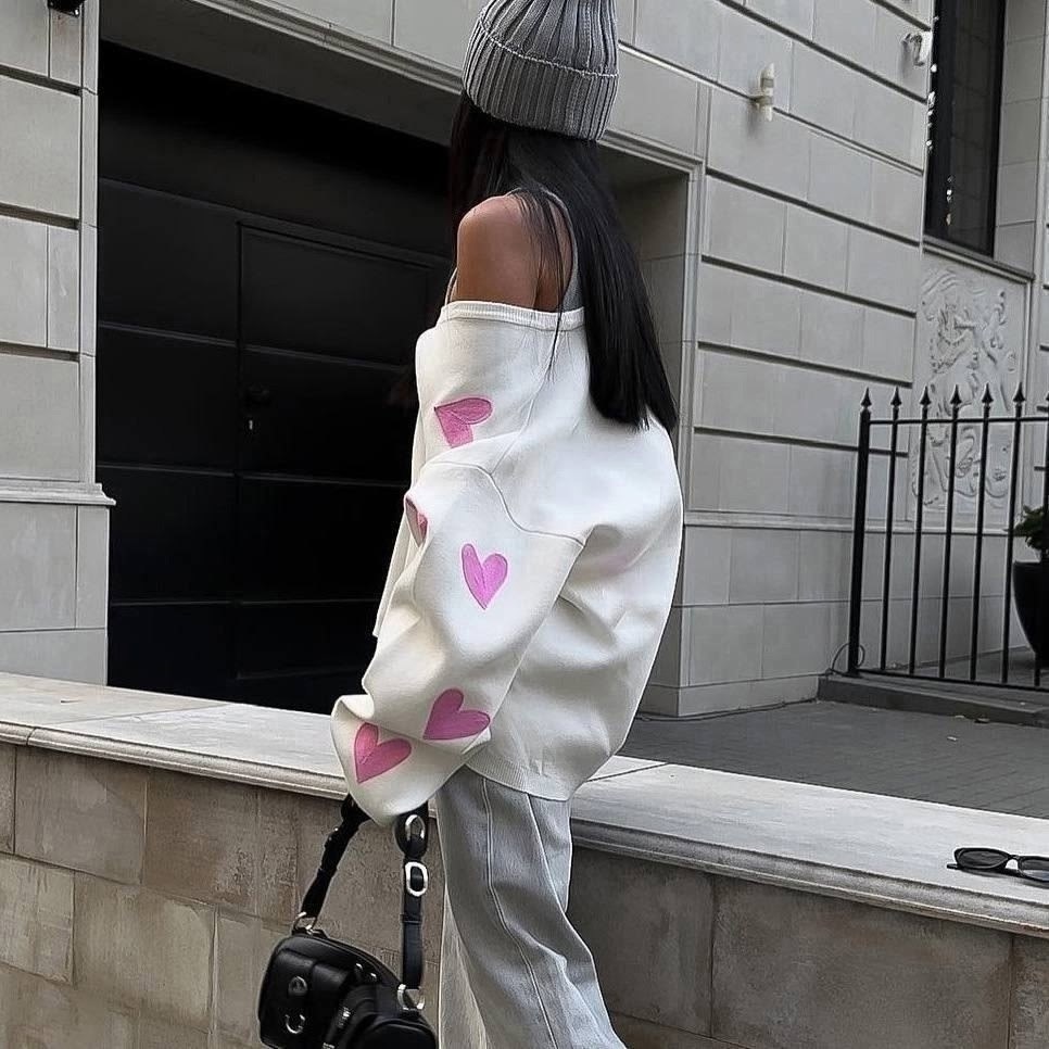 женский трикотажный кардиган с,кофта женская,кардиган с сердечками,кофта кардиган