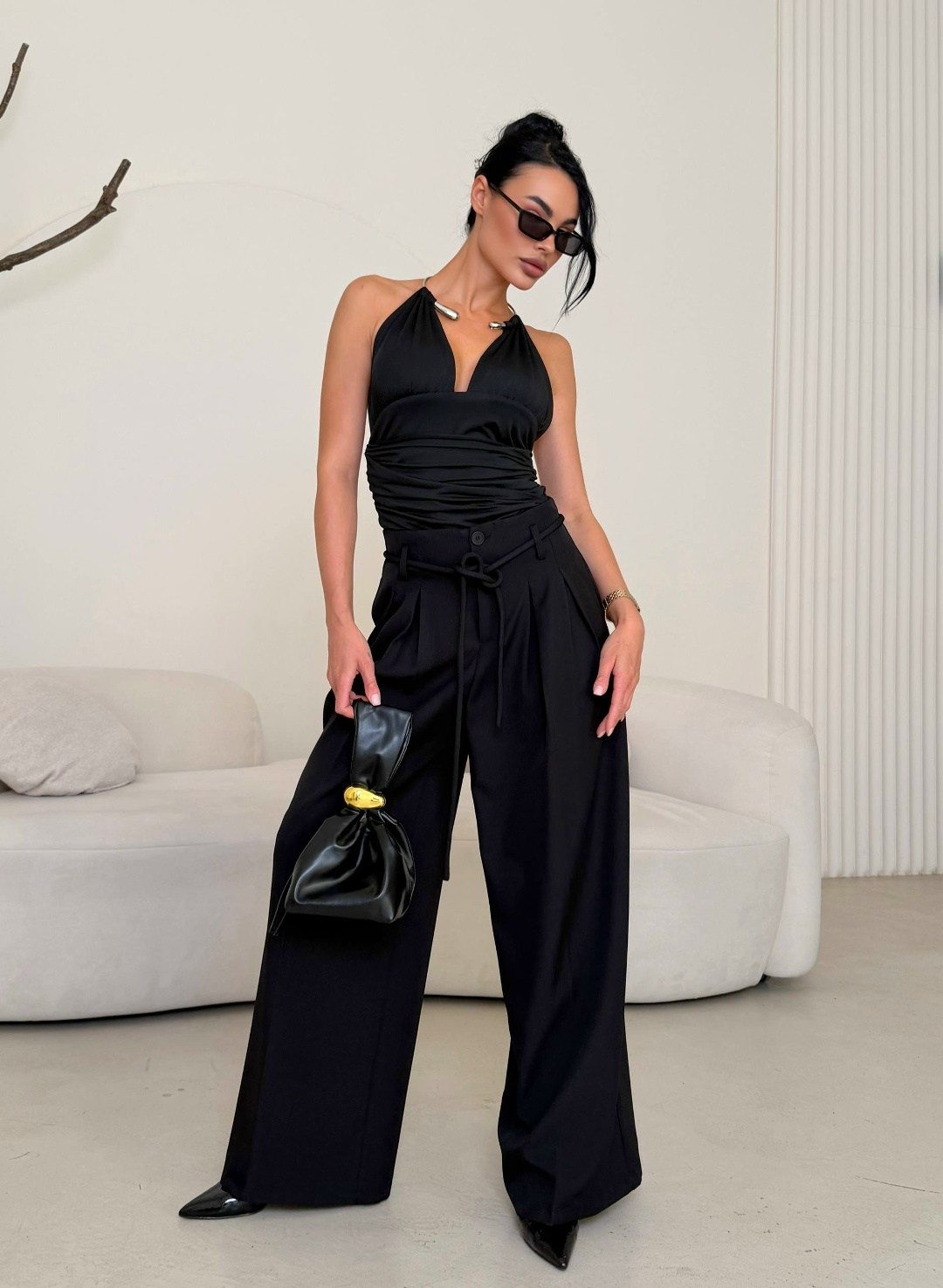 шоколадные кожаные штаны,кожаные брюки,кожаные штаны,брюки модные,брюки с высокой талией