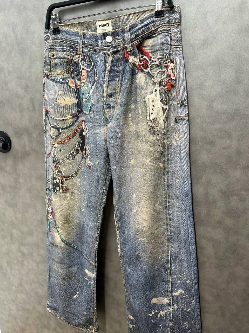 мешковатые джинсы,мужские джинсы,джинсы широкие,джинсы с принтом,джинсовые брюки