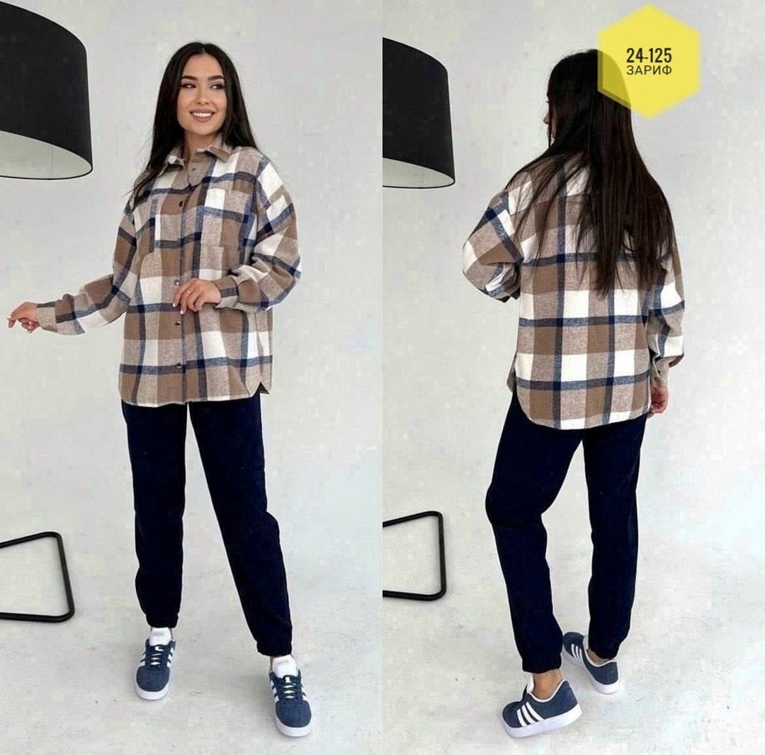 рубашка в клетку женская оверсайз,рубашка женская оверсайз в клетку удлиненная арт. 9314654,женские костюмы,костюм двойка вельвет,женский костюм двойка ткань кашемир