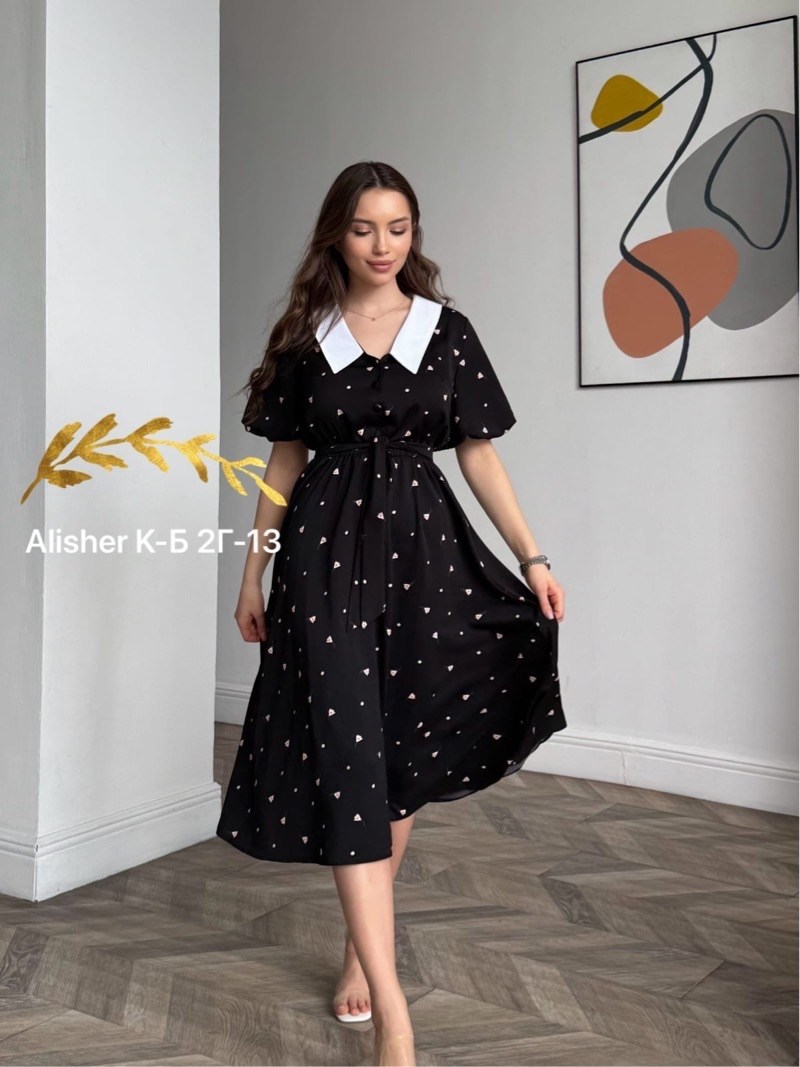 женское платье,платье,платье женское летнее,платье миди,платье с воротником