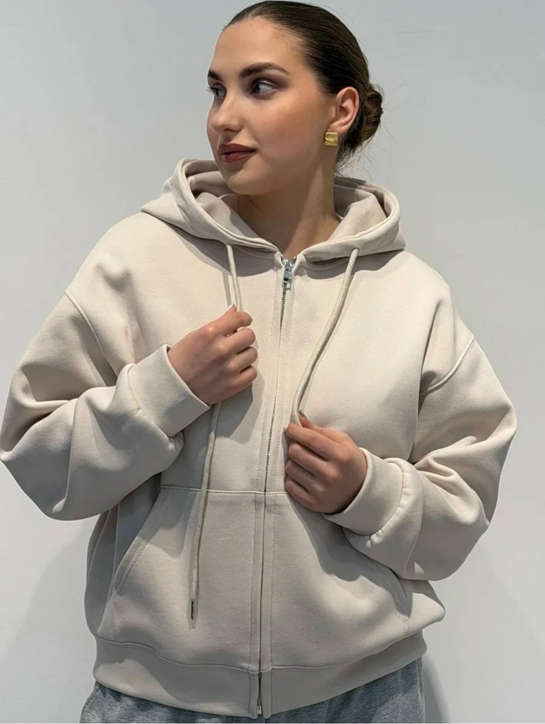 толстовка женская,толстовка,толстовка с капюшоном,толстовка оверсайз,толстовка myd basic