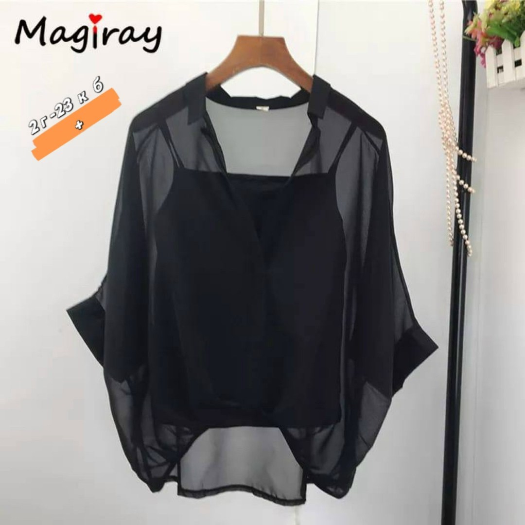 женская шифоновая блузка с рукавами летучая мышь,женская шифоновая блузка,шифоновая блузка,шифоновая рубашка,блузка шифон