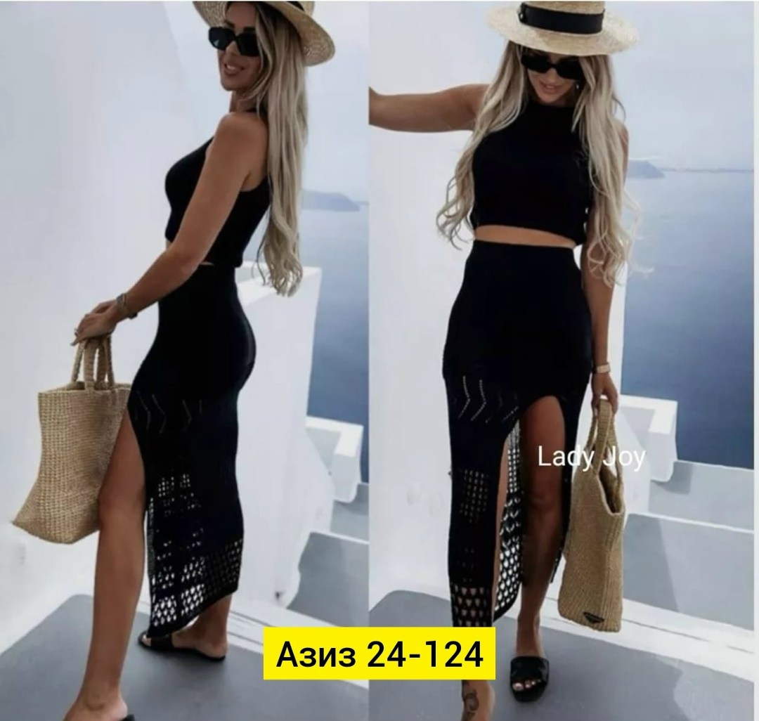 вязаные костюмы,костюм с юбкой,вязаный наряд,пляжное платье,ажурное платье