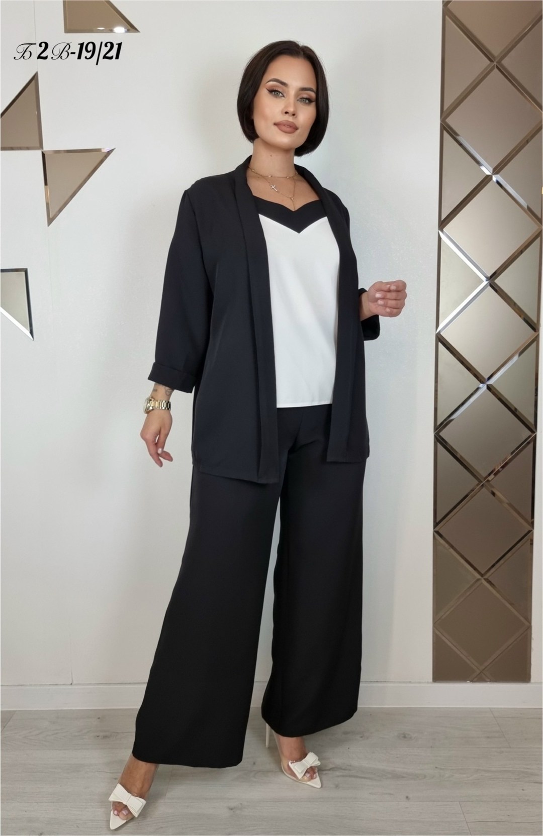 брючный костюм anastasia 950 васильковый синий,костюм брючный,брючные костюмы женские,костюм брючный синий,костюм женский брючный синий электрик